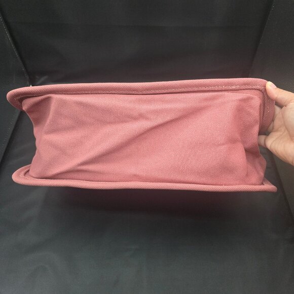 Marc Jacobs Medium Logo Canvas Tote Bag / H050M06FA21-668 Dusty Rose - Picture 5 of 9